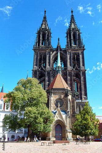 Wallpaper Mural Gothic Meissen Cathedral on the Albrechtsburg Castle, Meissen, Germany Torontodigital.ca
