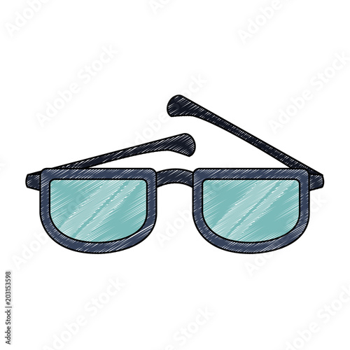 Executive glasses isolated vector illustration graphic design photo