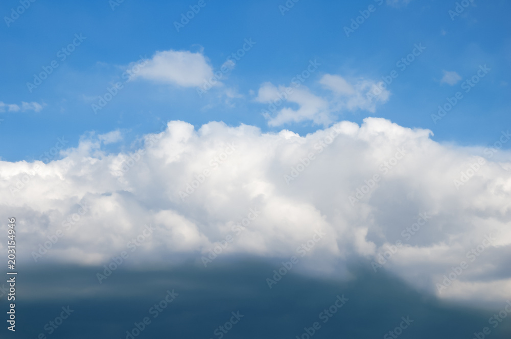 Obraz premium Thundercloud and clouds closeup