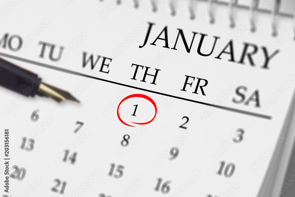 Composite image of january on calendar against white background with vignette Composite image of january on calendar against white background with vignette