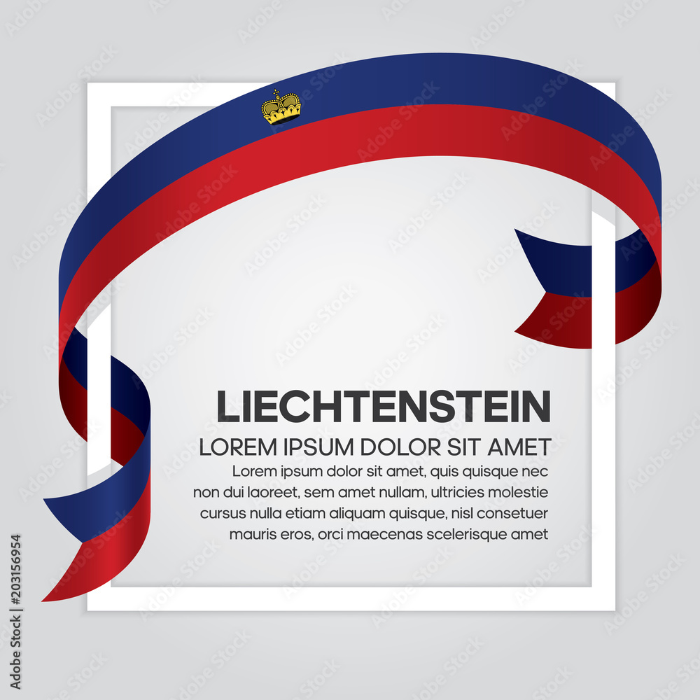 Liechtenstein flag background