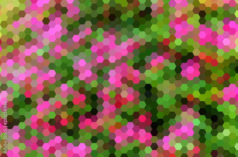 colorful hexagon abstract polygonal texture