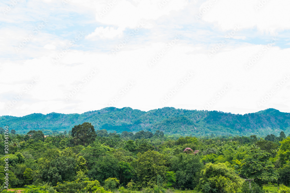 Naklejka premium The magic nature like the heaven are beautiful thing in thailand