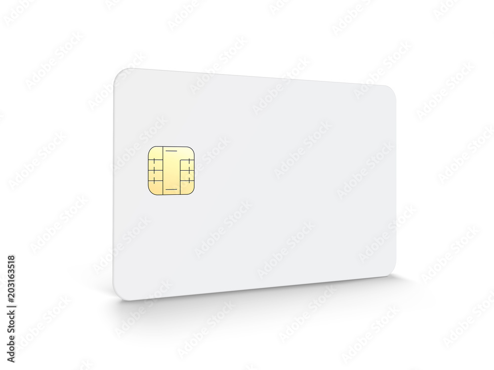 Blank chip card