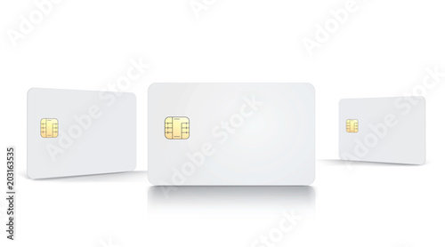 Blank chip cards