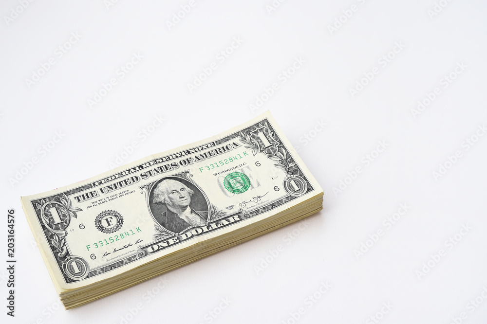 close up of banknote isolated on white background close up of banknote isolated on white background