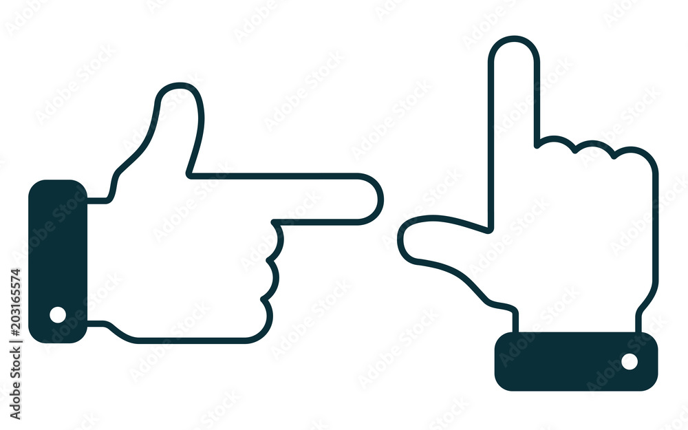 Directional Index Finger Set Directional Index Finger Set