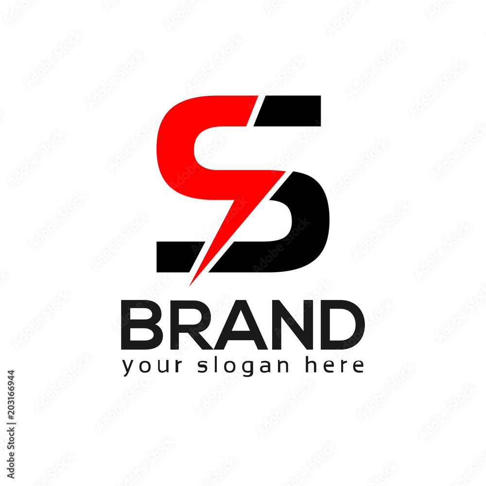 Letter S on White background. logo has the impression fast and reliable. Logo Design Template. Letter S on White background. logo has the impression fast and reliable. Logo Design Template.