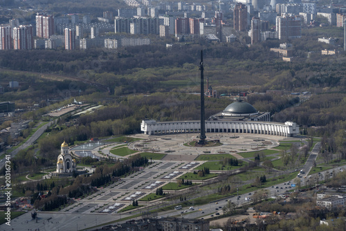 Панорама парк Победы, монумент Победы, музей ВОВ, Кутузовский проспект.