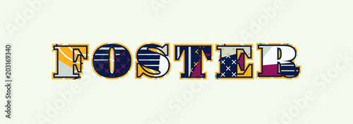 Foster Concept Word Art Illustration