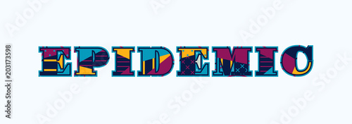 Epidemic Concept Word Art Illustration
