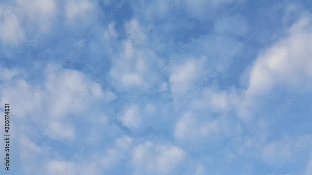 Obraz premium blue sky with clouds