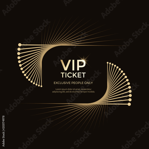 Luxury vip labels and objects