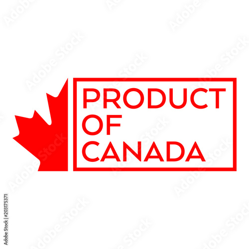 Product of Canada Sticker