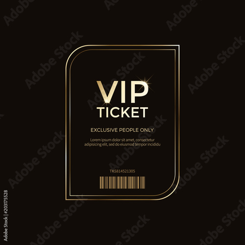 Luxury vip labels and objects