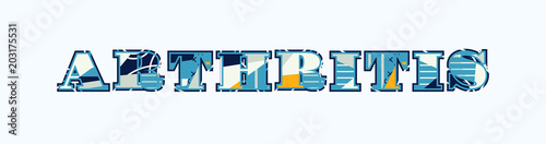 Arthritis Concept Word Art Illustration