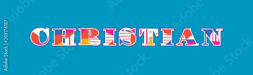 Christian Concept Word Art Illustration