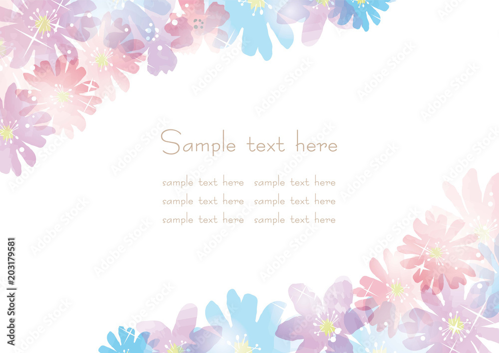 花のカード 花のカード