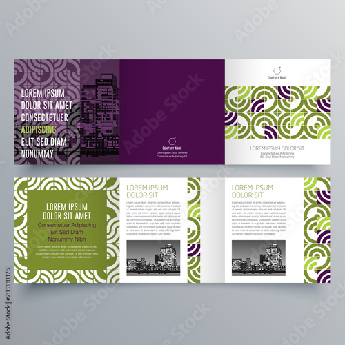 Brochure design  brochure template  creative tri-fold  trend brochure