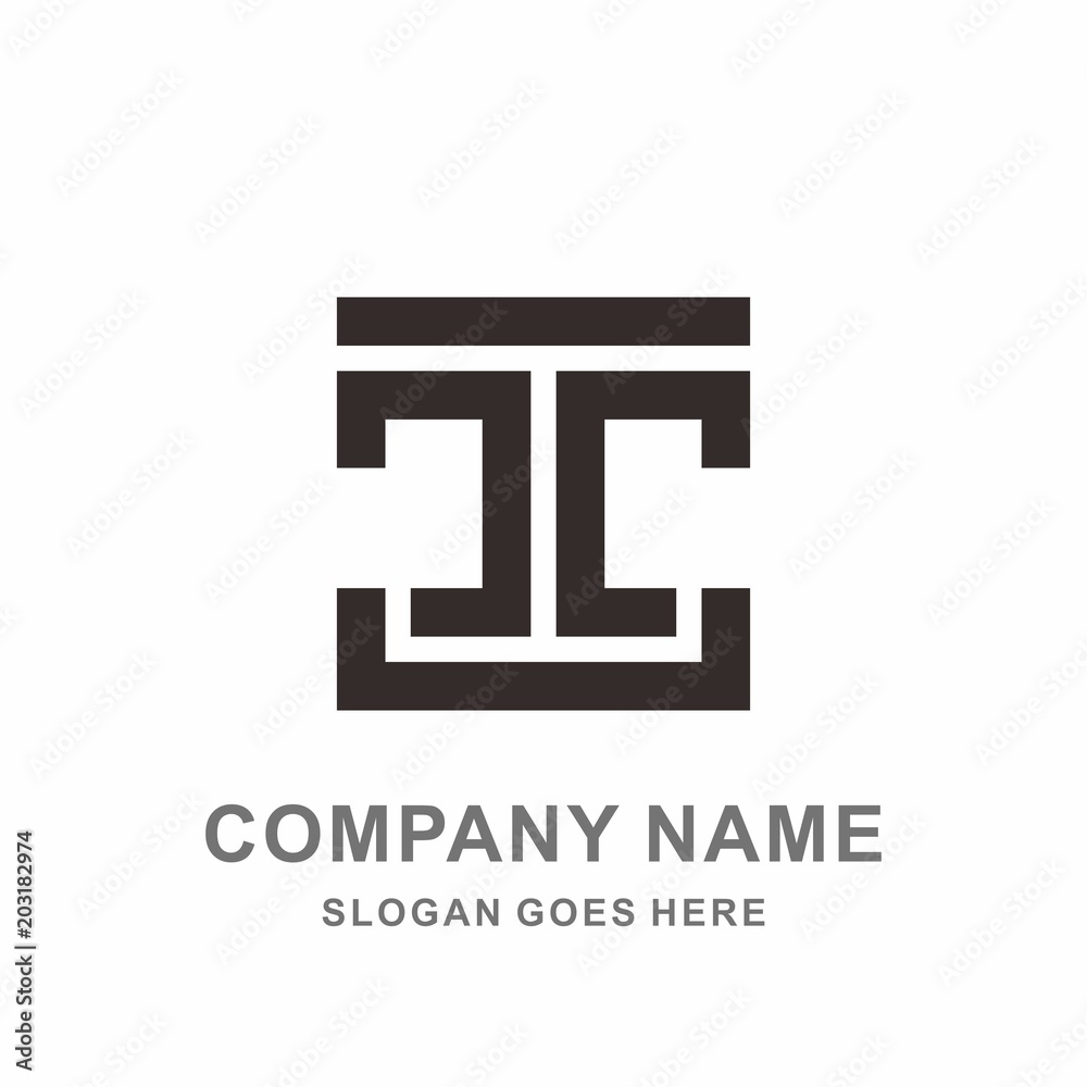 Monogram Letter T Geometric Square Architecture Interior Construction Business Company Stock Vector Logo Design Template Monogram Letter T Geometric Square Architecture Interior Construction Business Company Stock Vector Logo Design Template