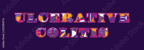 Ulcerative Colitis Concept Word Art Illustration