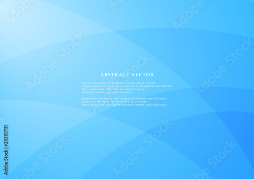 Abstract geometric modern design on Light blue background