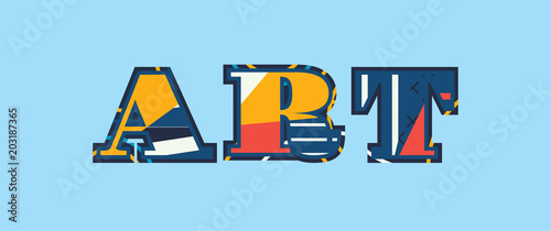 Art Concept Word Art Illustration