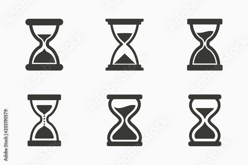 Vector hourglass icon