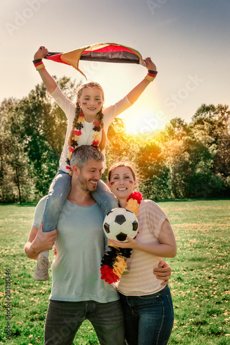 german soccer football family