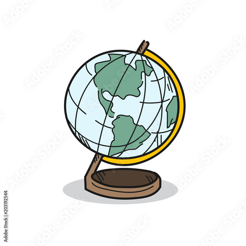World model illustration on a white background