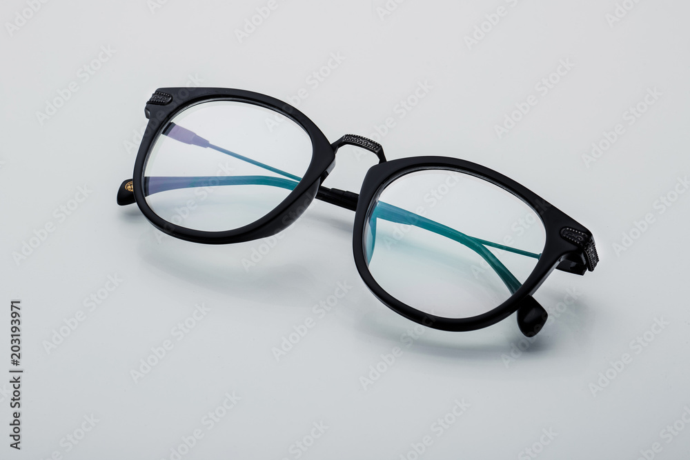 glasses on a white background, image glasses glasses on a white background, image glasses