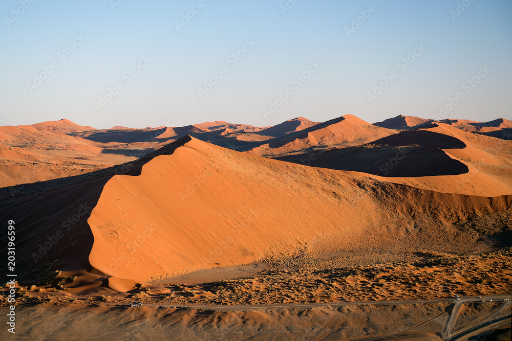 Dünenlandschaft von Sossusvlei (Namibia)