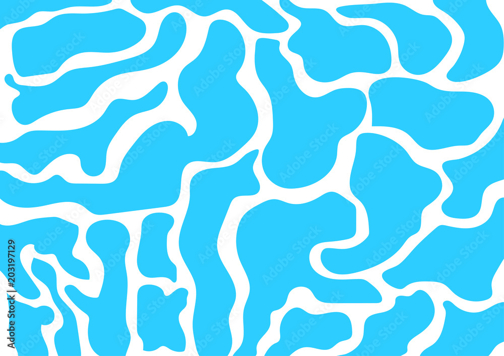 Abstract wave blue sea background. Vector illustration Abstract wave blue sea background. Vector illustration