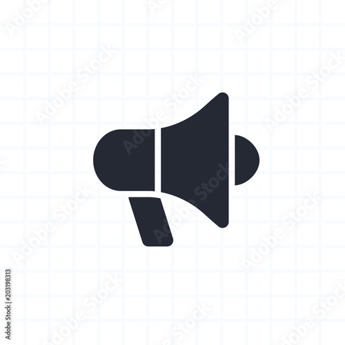 Loudspeaker - Segment Icons. A professional, pixel-perfect icon.