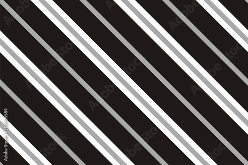 Seamless pattern. Black Stripes on white background. Striped diagonal pattern Background with slanted lines Vector illustration