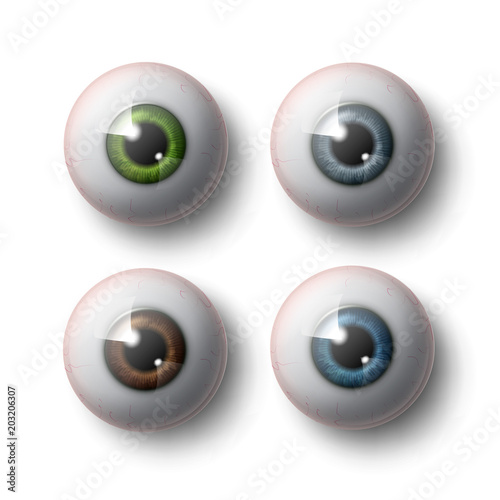 Human eye balls