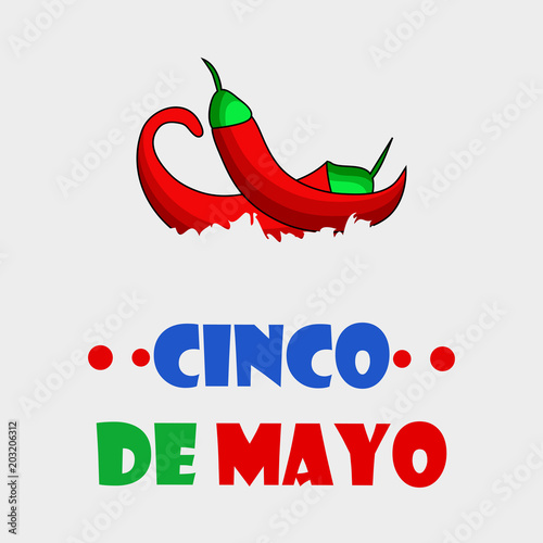 Illustration of background for Cinco De Mayo