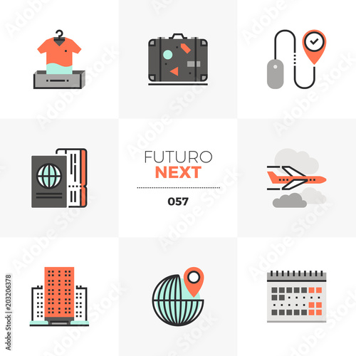 Travel Planning Futuro Next Icons