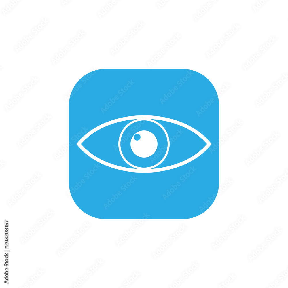 Eye icon. Vector illustration. Eye icon. Vector illustration.