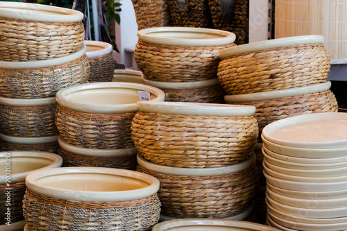 Ceramic pots for plants