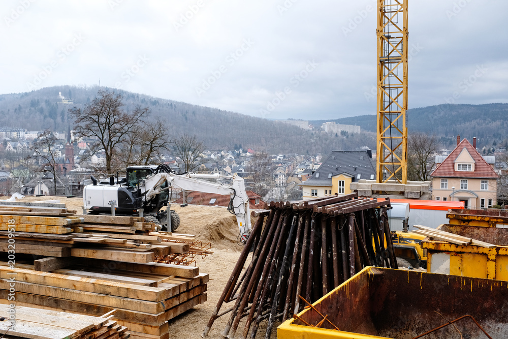 Fototapeta premium baustelle