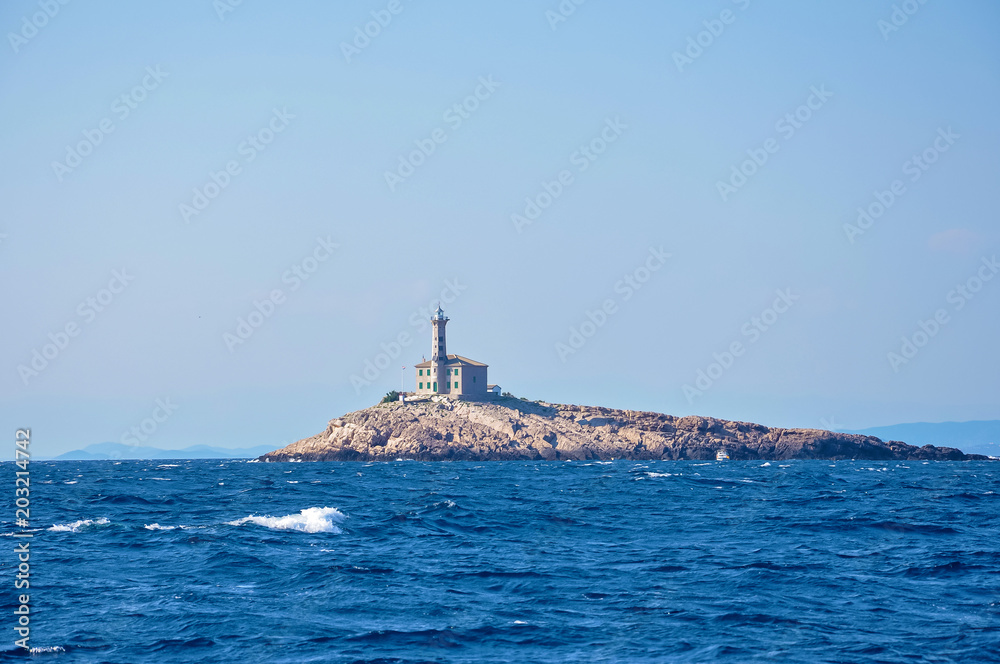 lighthouse in the Adriatic Sea