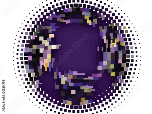 Creative abstract  background. Spotted  halftone effect. Vector colorful illustration. Pattern for your artworks: backgrounds, wallpaper, screen savers, covers, print, business cards, posters.