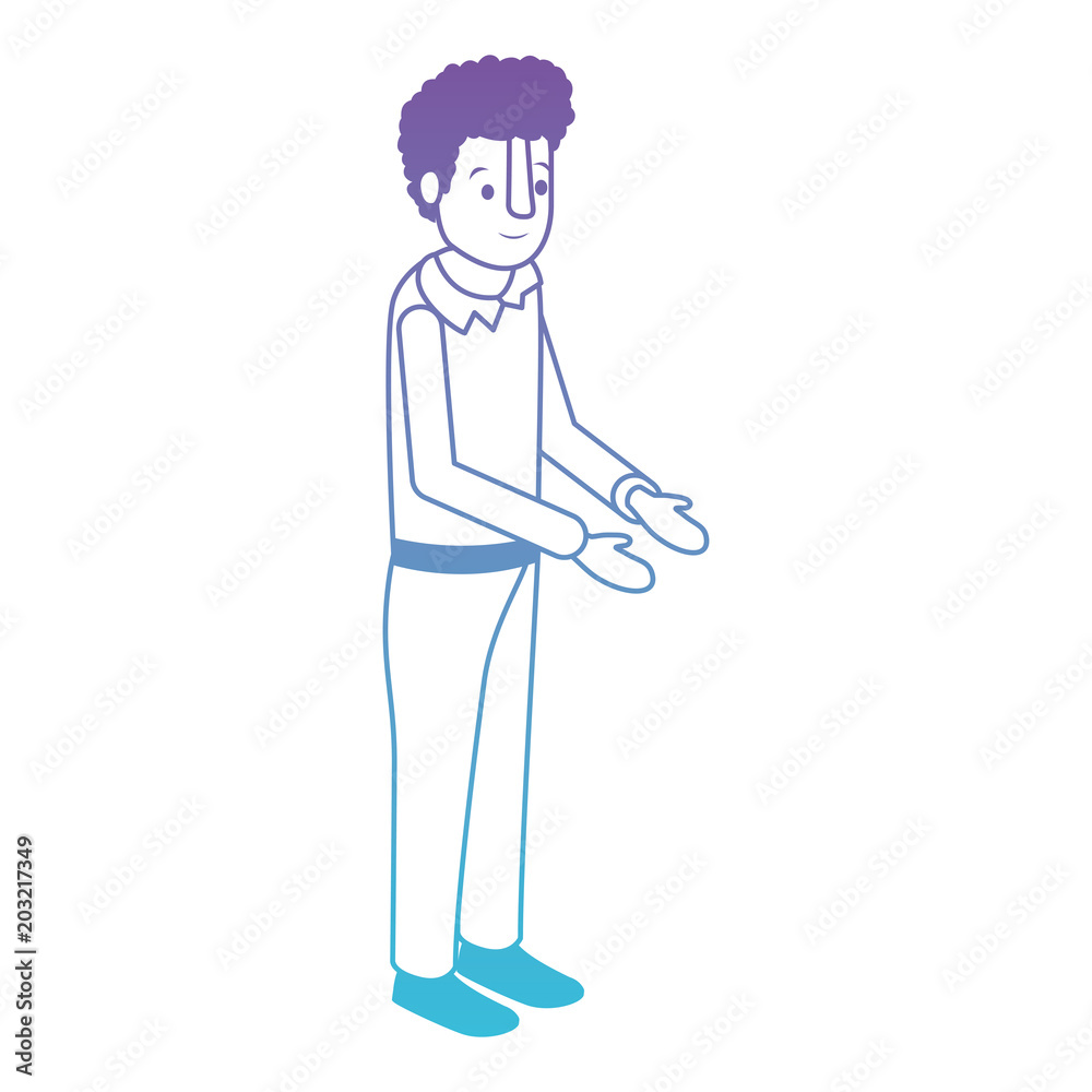 isometric man avatar character vector illustration design isometric man avatar character vector illustration design