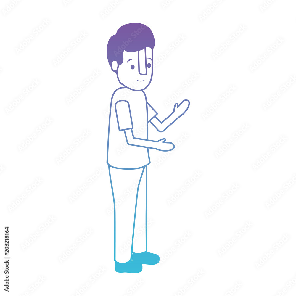isometric little boy character vector illustration design isometric little boy character vector illustration design