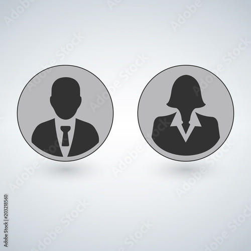Business Men and women avat...