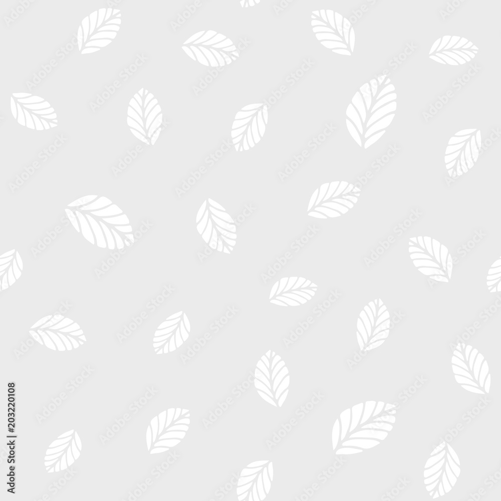 Mint leaves seamless pattern. Fashion print vector background Mint leaves seamless pattern. Fashion print vector background