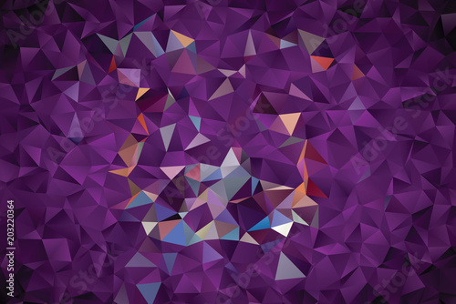 Creative abstract background. Low poly crystal illustration. Design with triangles. Vector clip art. Graphic resource for your artworks.