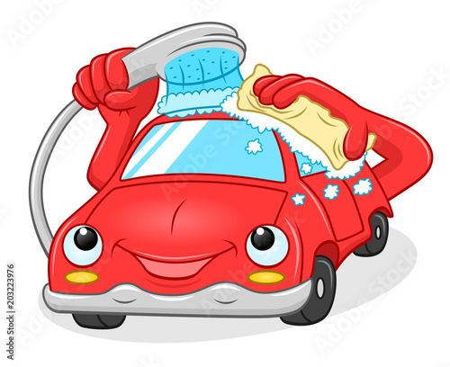 Cartoon car washes