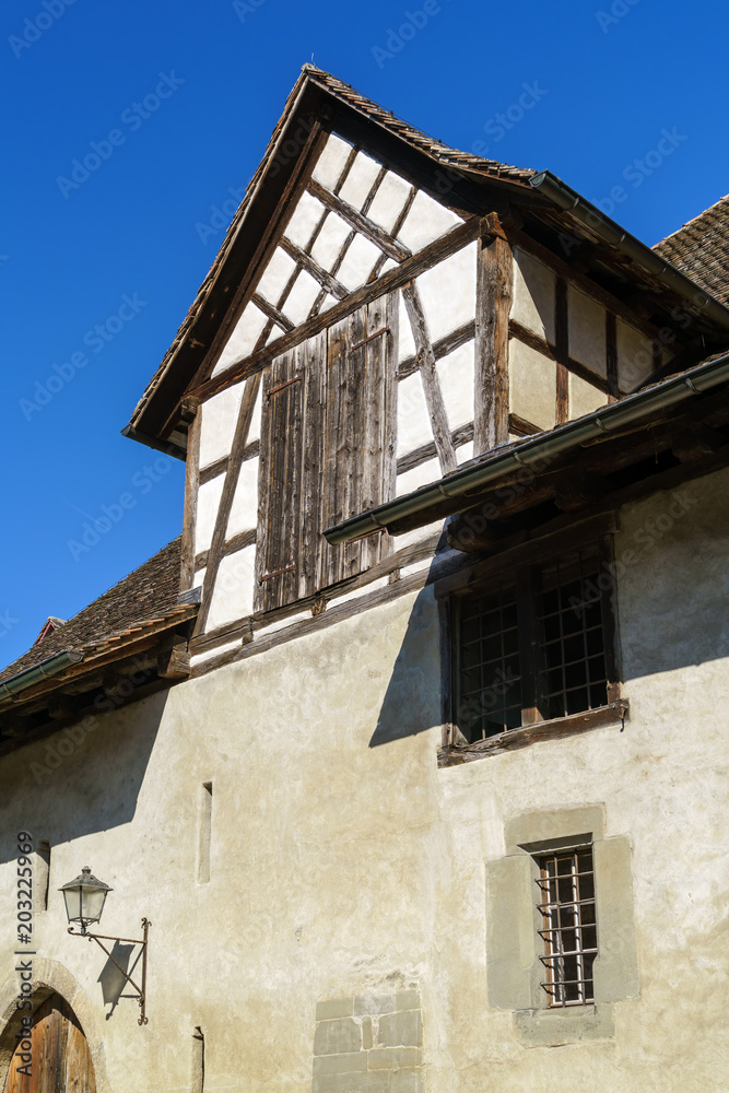 The place at the Eastern end of the Unterstad, tStein am Rhein, Switzerland